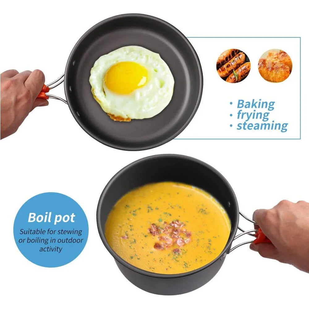 Camping Cooking Set for 2-3