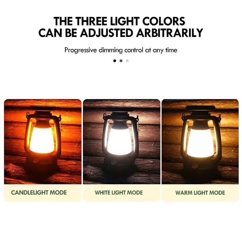 Retro LED Camping Lantern