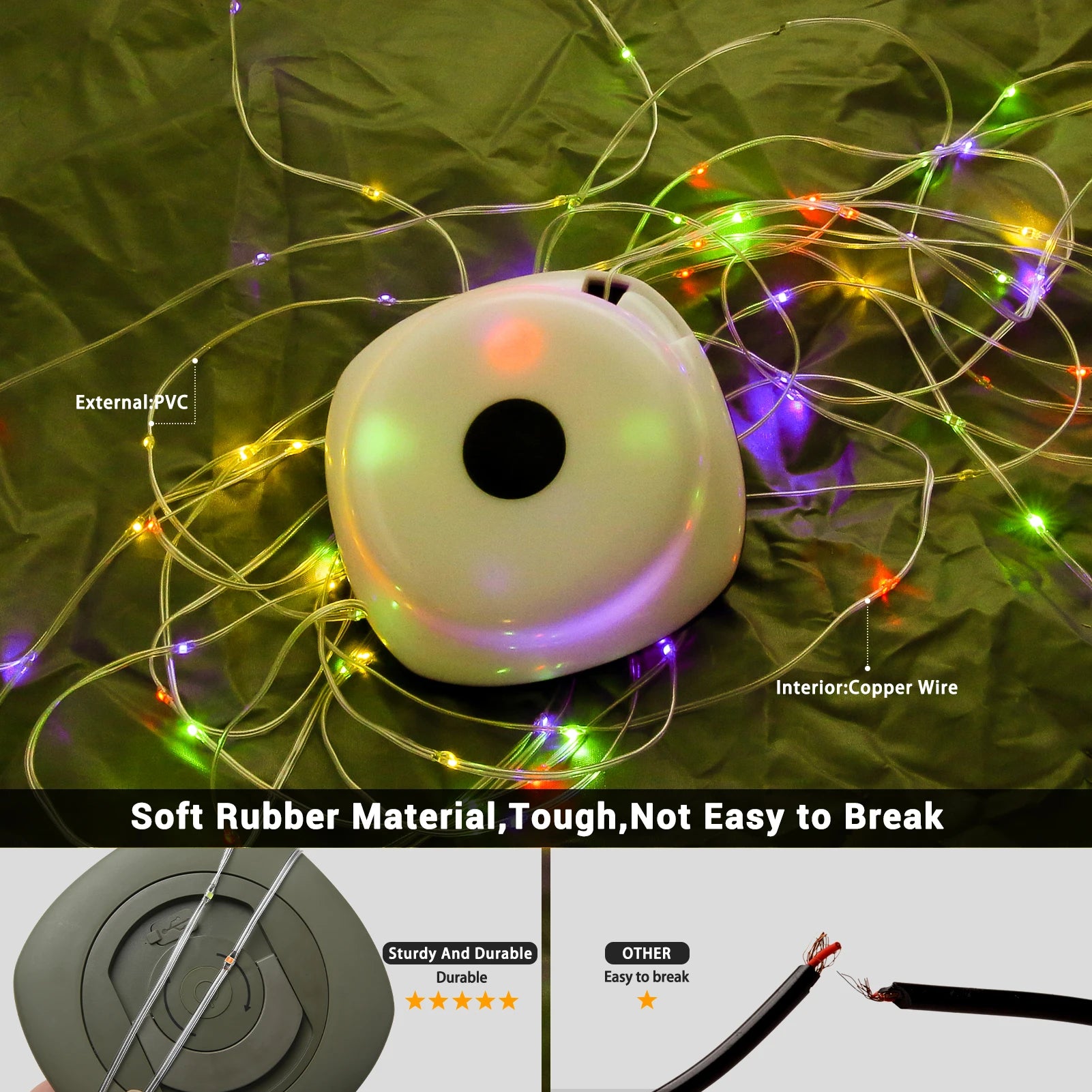 33Ft Camping Lantern String Lights
