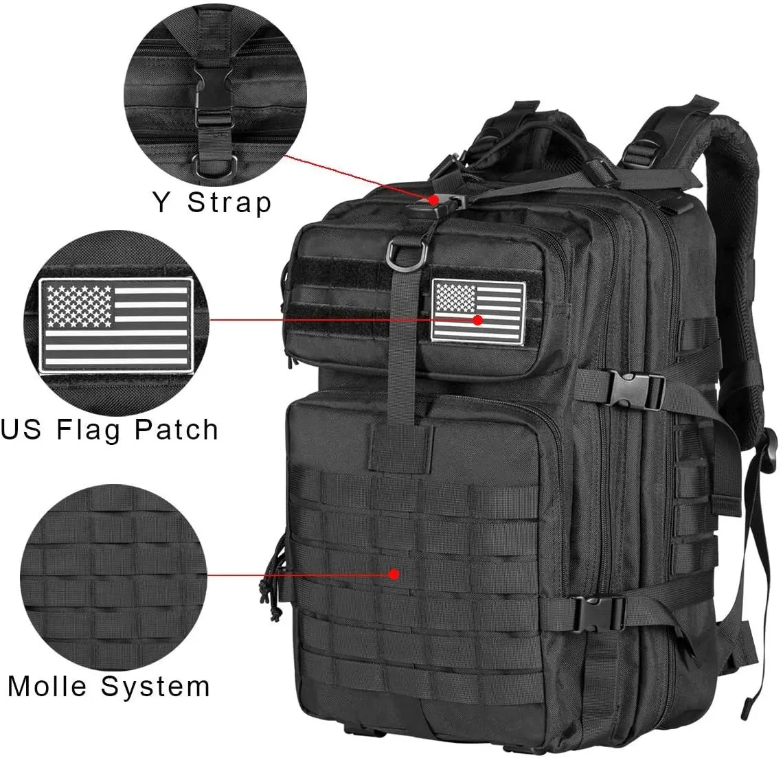 30/45L Tactical Molle Backpack