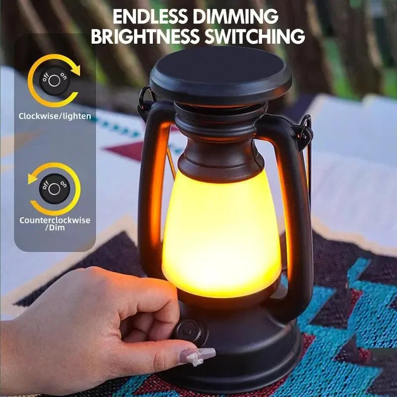 Retro LED Camping Lantern