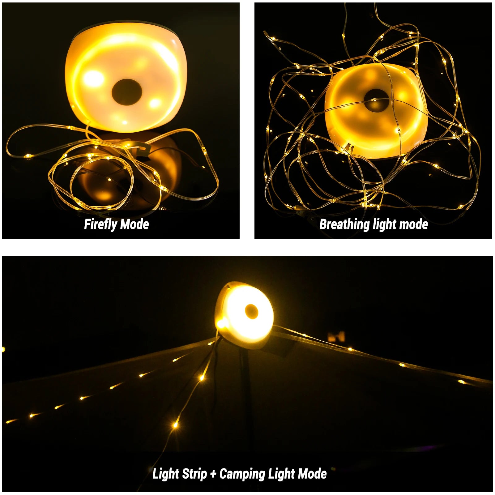 33Ft Camping Lantern String Lights