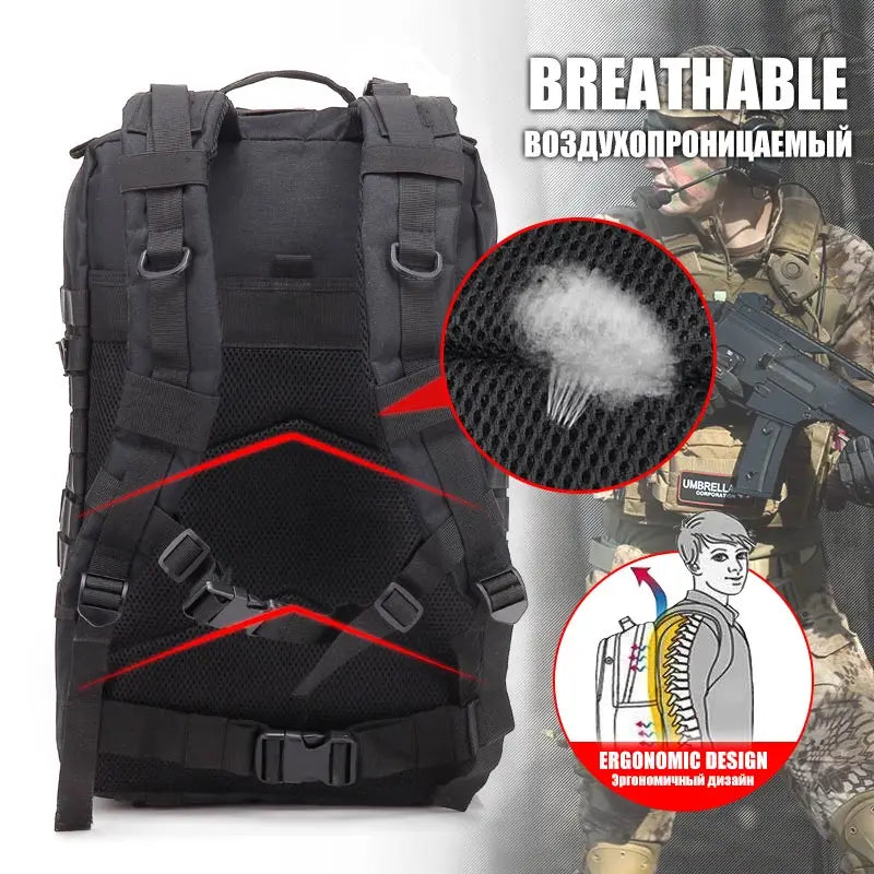 30/45L Tactical Molle Backpack