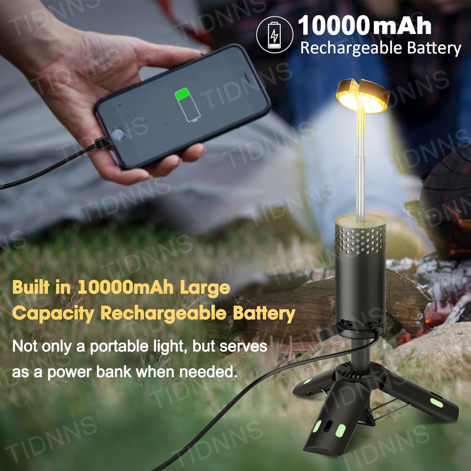 Telescopic Rechargeable Camping Lantern