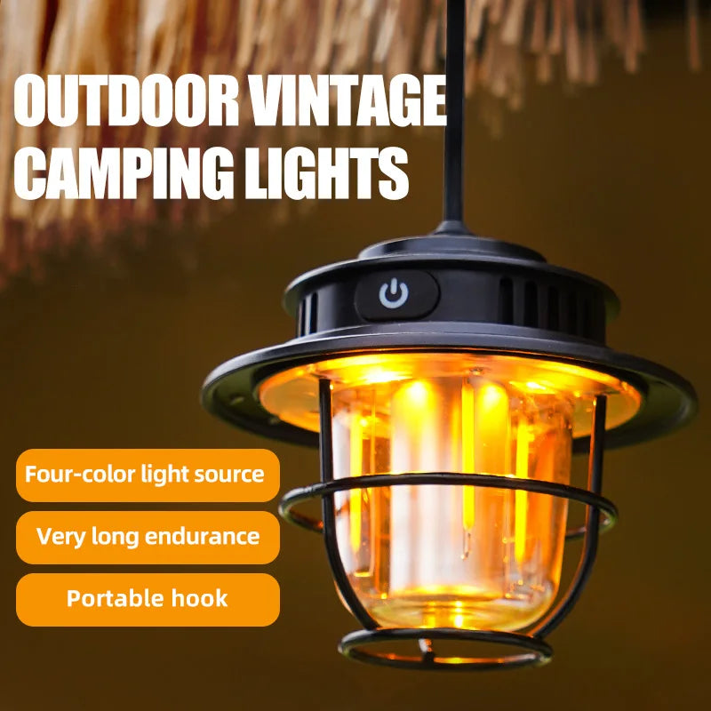Retro Portable Camping Lantern